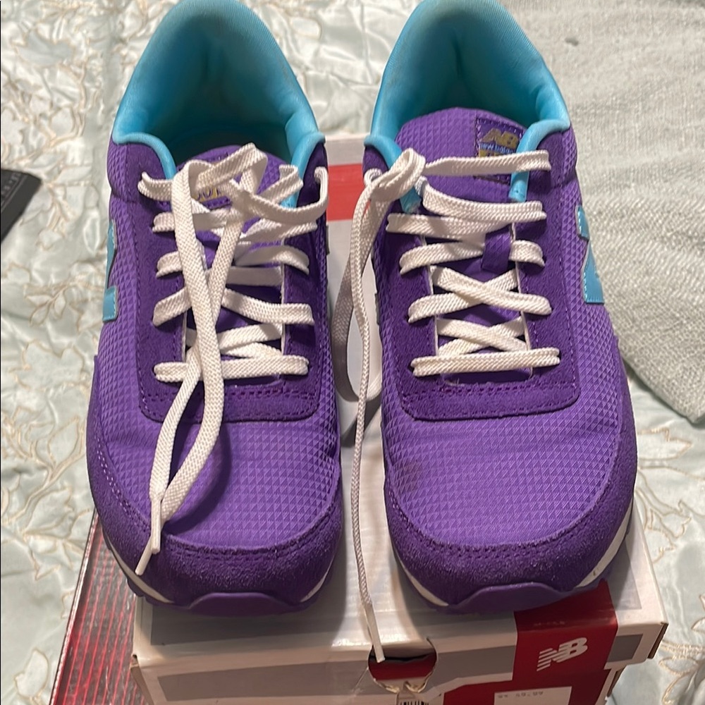 New Balance Purple and Blue Sneakers